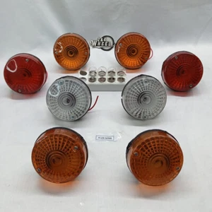 Suzuki LJ50 LJ80 Front Rear Indocator Turn Signal Light Set Of 8 Pcs FREE BULB - Bild 1 von 15