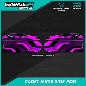 CADET KART MK20 SIDE PODS STICKER KIT - MATRIX - COLOUR 4 - CUSTOMISABLE - Picture 1 of 3