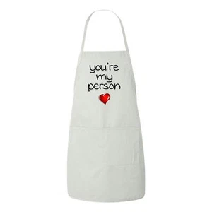 You're My Person Valentines Day Gift Apron From Grey's Anatomy by BeeGeeTees - Picture 1 of 1