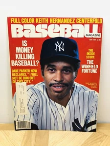 Baseball Magazin Mai 1981 Dave Winfield Cover MIT Keith Hernandez CENTERFOLD - Bild 1 von 6