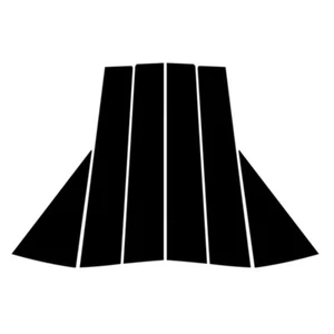 B C Pillar Door Carbon Decal Sticker for Ssangyong Tivoli - Picture 1 of 3