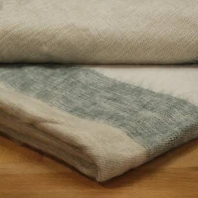 Wool Blanket Colourful 220*115 Meditationsdecke Present Soft Warming Handmade - Image 1 of 4