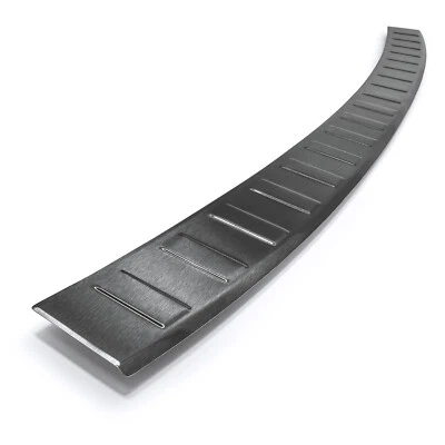 Protector de borde de carga de acero inoxidable antracita adecuado para Volvo XC60 2 07/2017- - Imagen 1 de 4