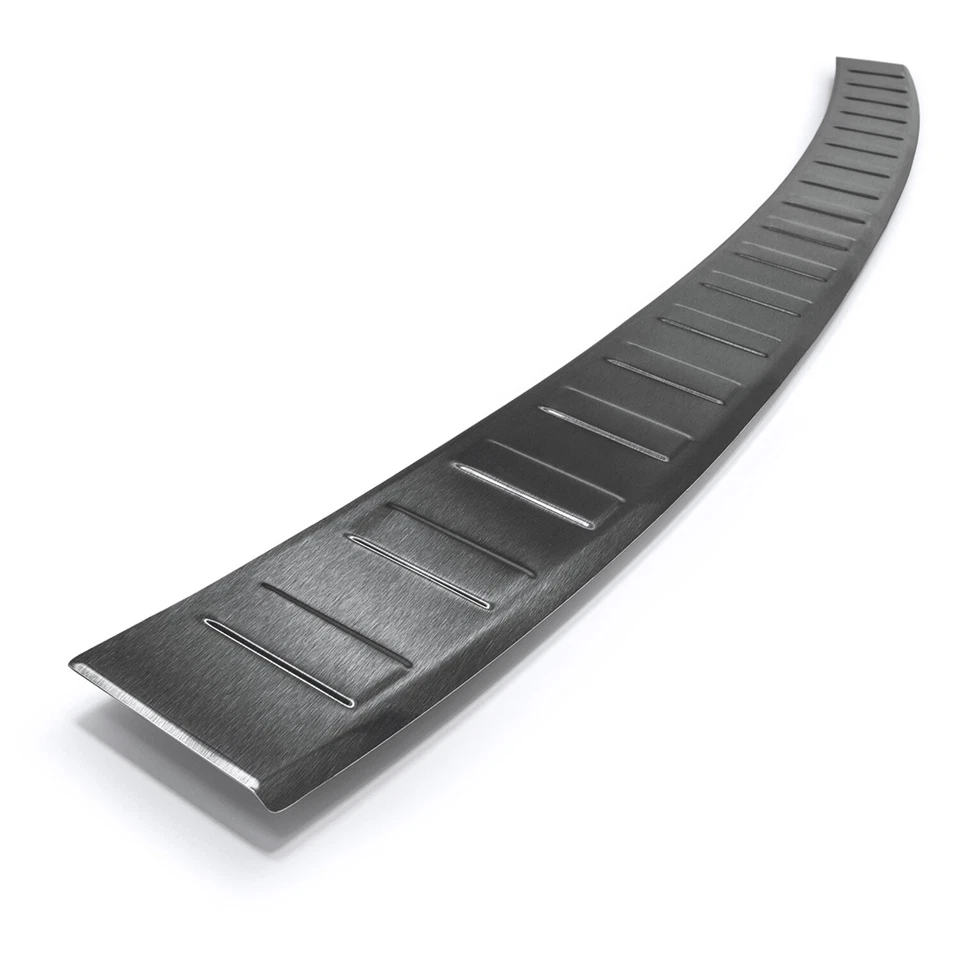 Protector de borde de carga de acero inoxidable antracita adecuado para Volvo XC60 2 07/2017- - Imagen 1 de 4