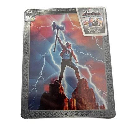 Thor Love and Thunder (4K, Blu-Ray, Digital) Ltd Ed Best Buy Steelbook - Image 1 of 4