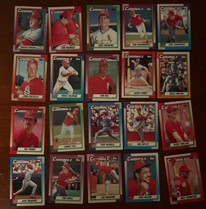 St. Louis Cardinals 1990 Topps 20 Karten Lot - Bild 1 von 2