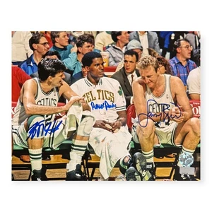 Larry Bird, Robert Parish & Kevin McHale signed Autogramm 8x10 Foto NEP - Bild 1 von 1
