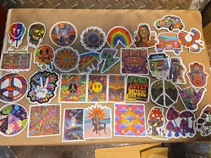 HIPPY TRIPPY AUFKLEBER KONVOLUT. SAMMELALBUM SPASS. 34 Teile - Bild 1 von 8