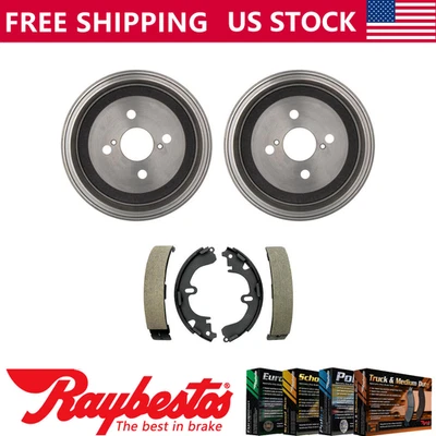 Kit trasero tambores de freno y zapatas de freno para Toyota Celica 1986-1991 - Raybestos Foto 1 de 4