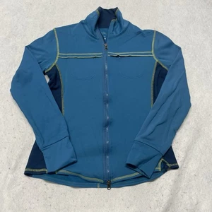 Title Nine Pullover Damen mittelblau Full Zip Fleece gefüttert sportlich - Bild 1 von 7