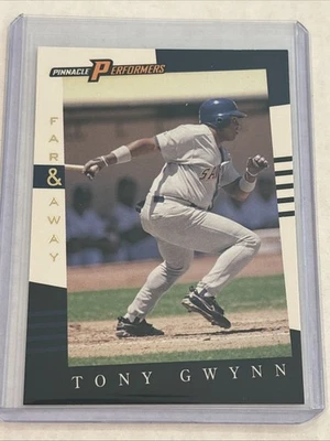 1998 Pinnacle Performers Tony Gwynn Far And Away Card #145 HOF Padres - Image 1 of 2