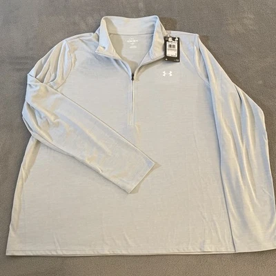 New Under Armour 1/2 Zip Tech Pullover Women's 1X 48 / 50 Stretch Gym Training - Image 1 of 4
