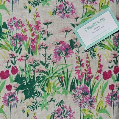 Anne De Solene CHAMPETRE 6pc QUEEN DUVET COVER FLORAL PINK PURPLE Cottage Flower - Image 1 of 4