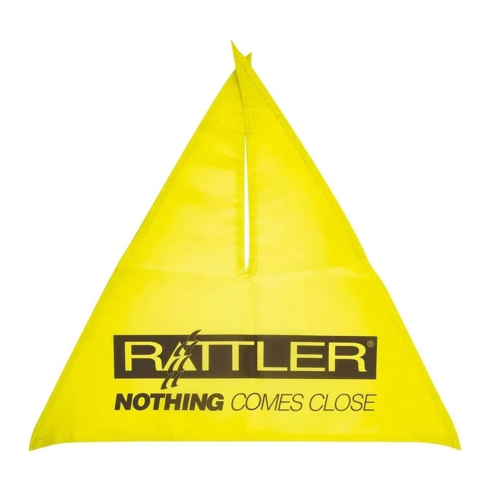 RATTLER Cuerda Neón Amarillo Breakaway Bandera, Paquete de 4 (BAFLAGNY) Foto 1 de 1