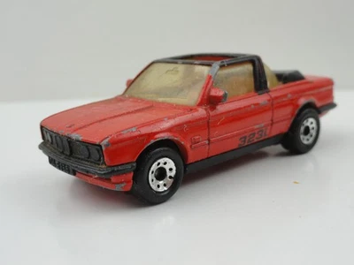 Matchbox #39 BMW 323i Cabriolet (Red, No Tow Hook) w/ WEAR - Image 1 of 4