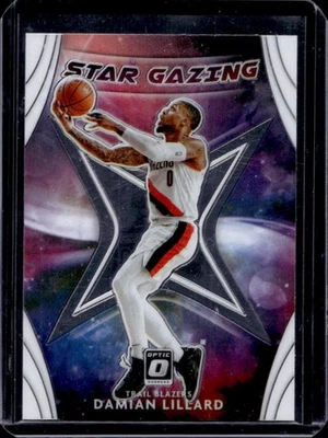Trail Blazers Donruss Optic Damian Lillard Star Gazing #7 2020-21 Foto 1 de 2