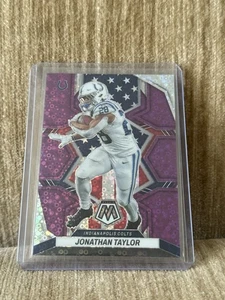 2022 Panini Mosaic #260 Jonathan Taylor National Pride Purple No Huddle /50 SP - Bild 1 von 2