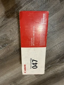Canon 047 Genuine OEM Black Toner Cartridge – Sealed, New in Box - Picture 1 of 1