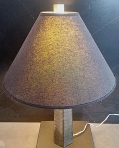 Contemporary Surya 28" Table Lamp w/ Tag- Ceramic & Glass w/ Metalic Finish - Picture 1 of 8