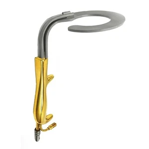 Retractor de senos circular C, en sentido horario con fibra óptica y tubo de succión, Int... - Imagen 1 de 1