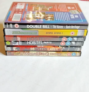 6 x Horror DVDs The Haven Dark Heritage Octopus Hostel 28 Weeks Later Wrong Turn - Bild 1 von 10