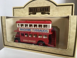 London Red Double Deck Bus. Madame Tussauds. Lledo Days Gone. Made in England. - Picture 1 of 7