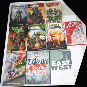 Lot 10 NEW Comic Graphic Novels~Image~Marvel~Dark Horse~Valiant~Vertigo~Thunder - Picture 1 of 10