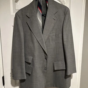 Blazer Workers of America Amalgamated Clothing Suit Jacket + Vest Union Made 46R - Picture 1 of 6