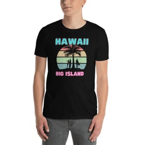Camiseta de palmera de surfista hawaiano say aloha con ISLA GRANDE - Imagen 1 de 4