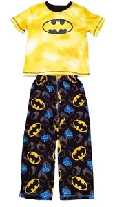 The Batman Movie Lego Boys Poly Top & Fleece Pants Sleepwear Pajama Set M(8) - Picture 1 of 11