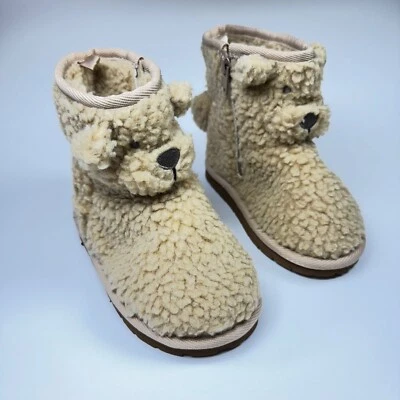 NWT Baby Gap Adorable Brannan Bear Sherpa Slippers - Image 1 of 4