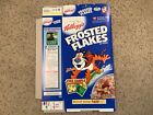 VTG 1997 Kelloggs Frosted Flakes MICROSOFT SAVINGS TONY TIGER Cereal Box Flat