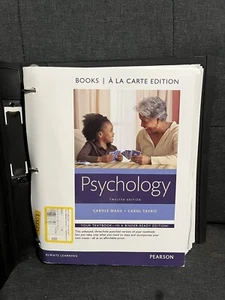 Psychology 12th Edition Pearson Loose Leaf Textbook W/ Binder  - Picture 1 of 2