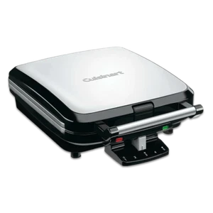 NEW CUISINART SQUARE WAFFLE MAKER Electric Non Stick Sweet Savoury Belgian Style - Picture 1 of 4