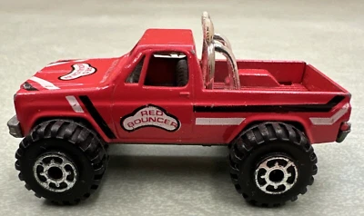 Road Champs Red GMC High Roller Pickup "Red Bouncer" Hecho en Hong Kong Envío Gratis Foto 1 de 4