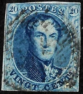 EAS_STAMPS BELGIUM #4 MLH SCV $57.00 F/VF JT EST - Picture 1 of 1