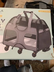 Katziela® Luxury Rider Pet Carrier with Removable & Telescopic Handle gray - Picture 1 of 11