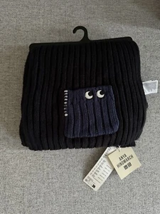 Sciarpa Heatech Anya Hindmarch X Uniqlo Navy - Nuova con etichette - Foto 1 di 4