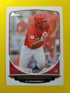 CHRIS RIVERA - RC ROOKIE #BDPP62 ST. LOUIS CARDINALS - 2013 BOWMAN MLB BASEBALL