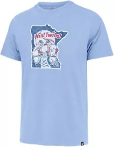 2025 47 Brand Minnesota Twins Cooperstown GRIT '47 Scrum T-Shirt Light Blue - Bild 1 von 4