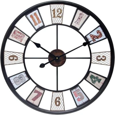 Infinity Instruments Kaleidoscope 24 inch Decorative Wall Clock - Image 1 of 2