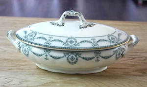 Alfred Meakin Antique Portland Covered Vegetable Server Tureen Dates 1906-1913 - Picture 1 of 14