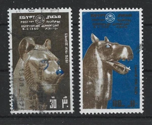 p701 ÄGYPTEN/ Skulpturen MiNr 1213+1215 o - Imagen 1 de 1