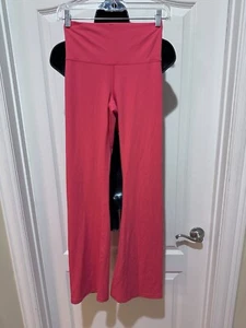 NWT Prana Orange Red Yoga High rise Pants Size XS - Picture 1 of 2