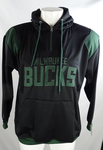 Milwaukee Bucks NBA Majestic Men's Big and Tall Hoodie Cover