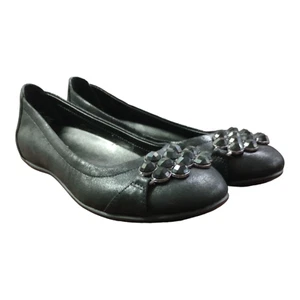 Kenneth Cole Reaction Shoes Black Slip-On Flats Women's  8M NIB - Picture 1 of 8