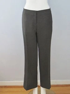 LIZ CLAIBORNE Audra Dark Gray Size 6 Front Zipper Closure Dress Pants - Bild 1 von 4