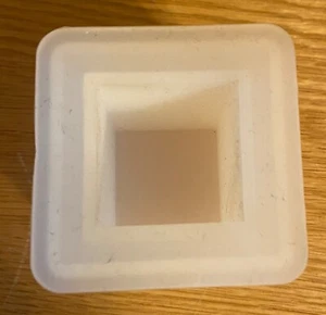 ¡Nuevo! Hágalo usted mismo Molde de silicona 2 pulgadas cuadrado profundo 1 3/8 de longitud molde de jabón transparente artesanía - Imagen 1 de 5