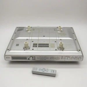 Sony Under the Cabinet Clock Radio & Remote AM/FM CD ICF-CD553RM Works Mounting - Picture 1 of 16
