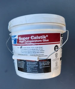 Super Calstik High-Temperature Glue, 1 Gal, Modified Silicate-Based Glue - Picture 1 of 3